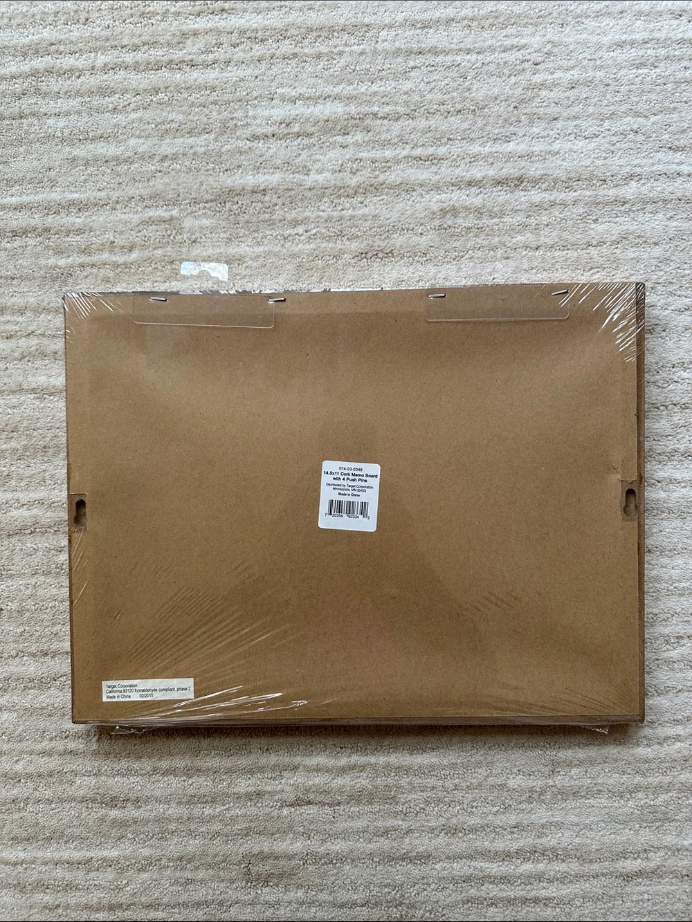 Target Cork Memo Board with 4 Push Pins United States 14.5x11 inch